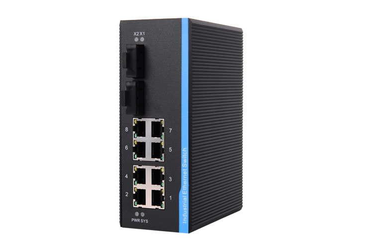 i608A 6+2 Managed Industrial Ethernet Switches