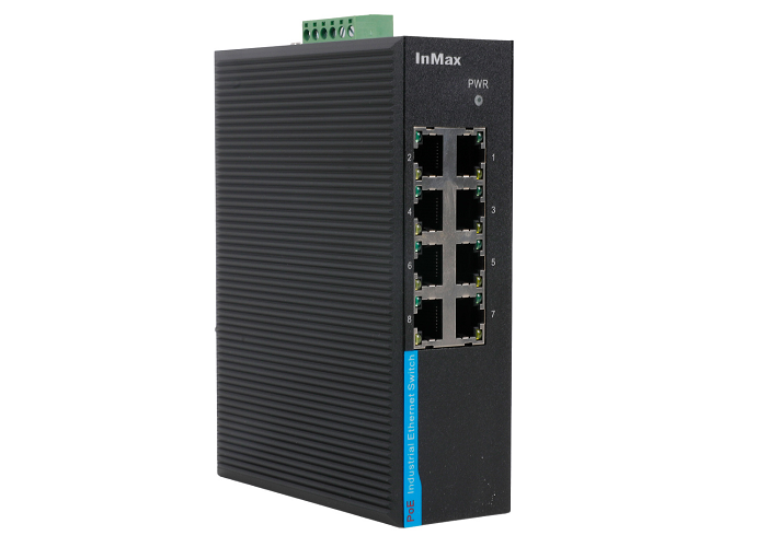 P708A 8 Port Managed Industrial PoE Ethernet Switch