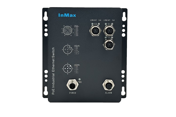 T503B Gigabit PoE M12 Railway Ethernet Switch